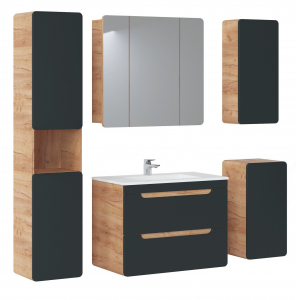Scandinav - Set Mobilier Baie LUCAS Cosmos 80 cm
