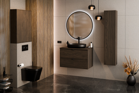 Set Terra Villa-masca 80 cm cu blat și dulap înalt [2]