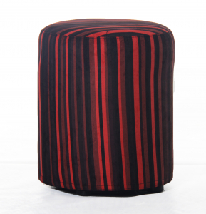 IN STOC / LIVRARE RAPIDA - Taburet rotund Red Lines