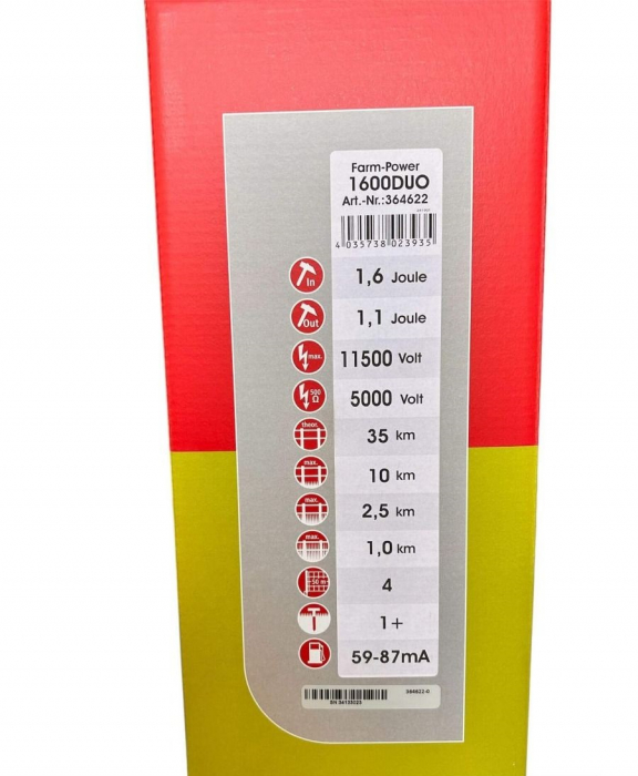 Aparat gard electric Farm Power DUO 1600 1.6 J [2]