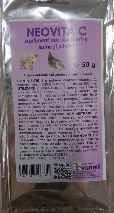 Neovita C suine și păsări 50 gr [1]