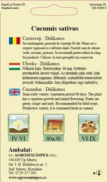 Castraveti Delikatess 1.5gr [2]
