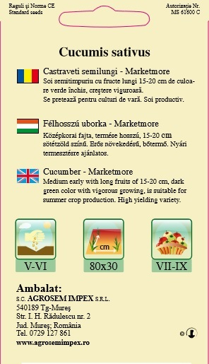 Castraveti Marketmore 1.5gr [2]