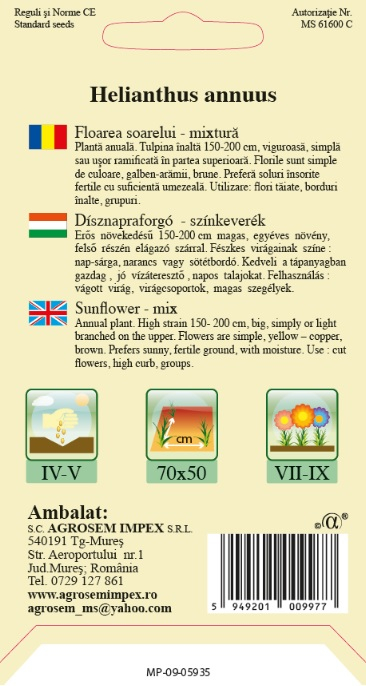 Floarea soarelui mix 1gr [2]