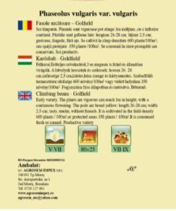 Fasole urcătoare Goldfield 80gr [2]