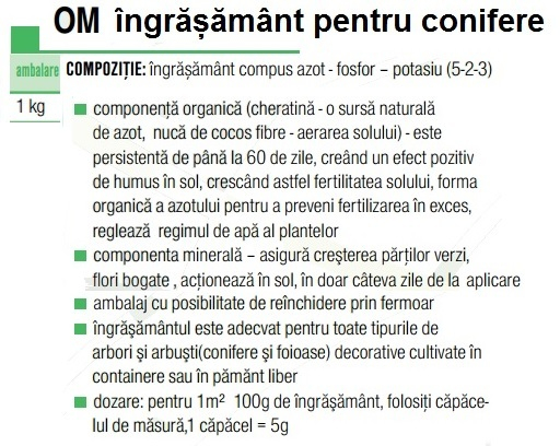 AGRO ingrasamant mineral pentru conifere 1 kg [2]