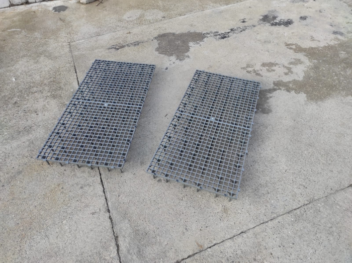Grătar pentru podea 100 x 50 x 10cm gri [5]