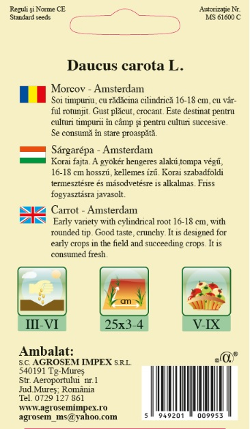 Morcov Amsterdam 5gr [2]