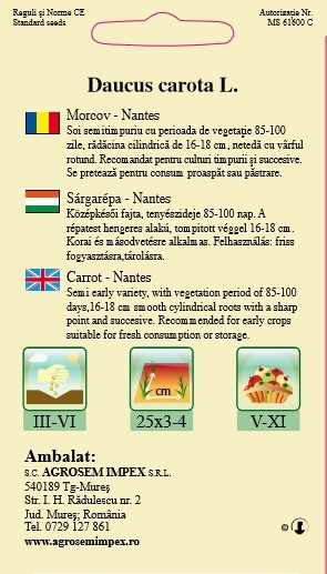 Morcov Nantes 5gr [2]