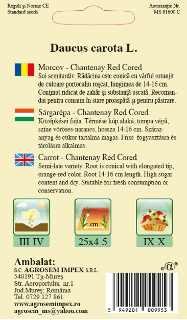 Morcov Chantenay Red Cored 5gr [2]