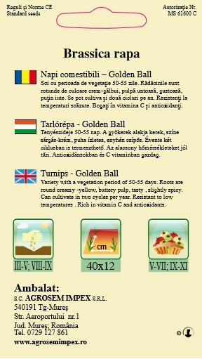 Napi comestibili Golden Ball 3gr [2]