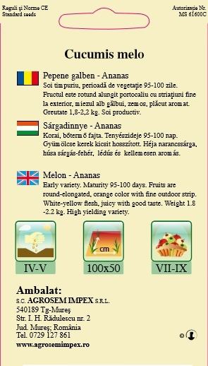 Pepene galben Ananas 2gr [2]