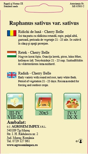 Ridichi de luna Cherry Belle 5gr [2]