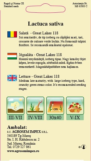 Salată gheata Great Lakes 1.5gr [2]