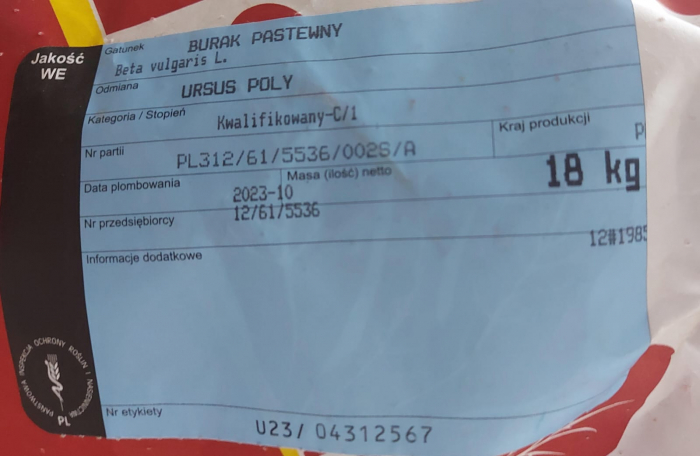 Sfecla furajera ursus poly - vrac 1kg [3]