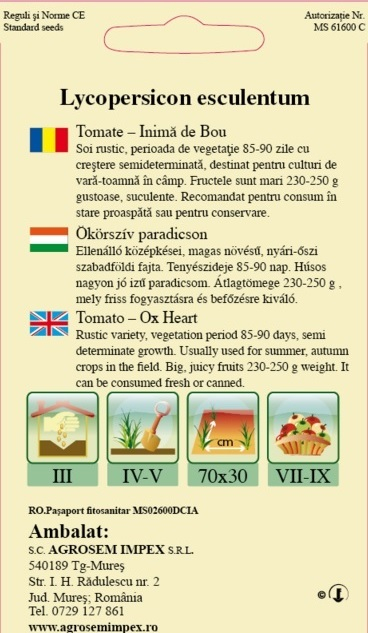 Tomate Inima de bou 0,4gr [2]