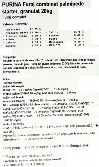 Uni pasari acvatice(Palmipede), rate si gaste pornire, granulat 20kg [2]