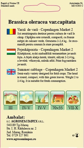 Varza de vara Copenhagen Market 2 3gr [2]