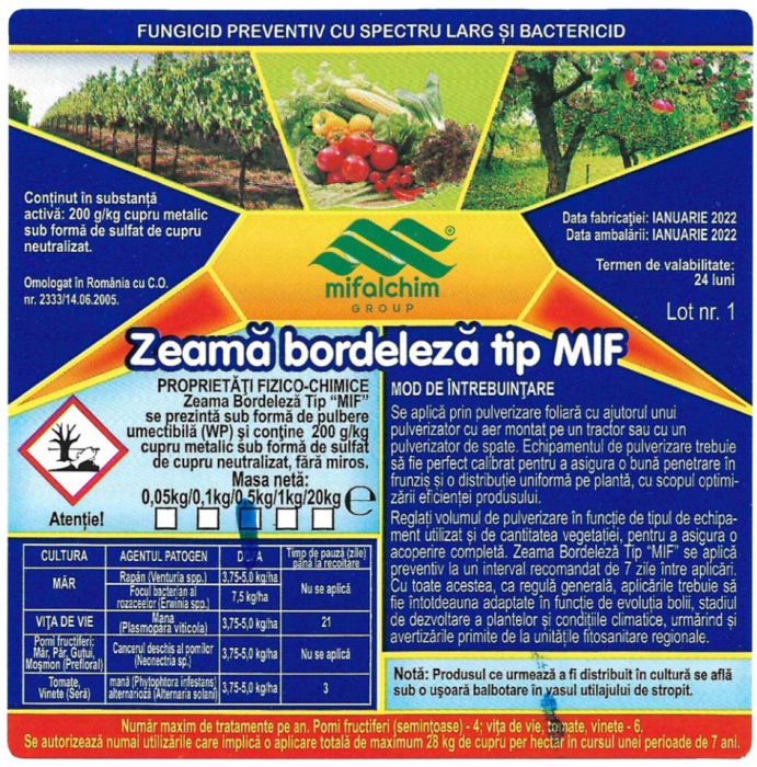 Zeama bordeleza 0.1kg [2]