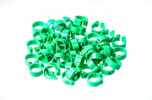 Accesorii - Cleme porumbei 8mm 50 bucăți numerotate 1-50 diverse culori