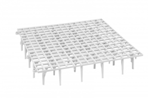 Accesorii - Gratar podea porumbei 50x50x9 cm gri