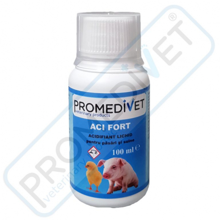 Adjuvanți Promedivet - Aci Fort Soluție 100ml - acidifiant