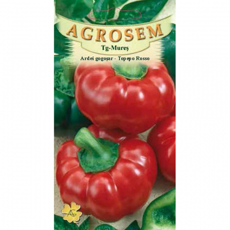 Legume - Ardei gogosar Topepo Rosso  1gr