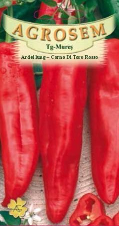 Legume - Ardei lung Corno Di Toro Rosso 0.7gr