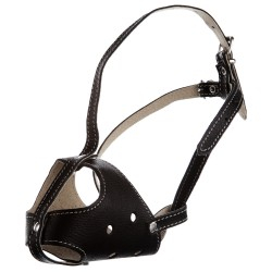 Accesorii - Botnita din piele nr 1 negru