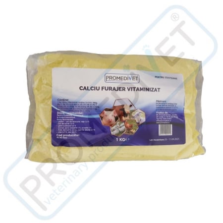 Calciu furajer și stimulatoare ouat - Calciu furajer vitaminizat 1kg