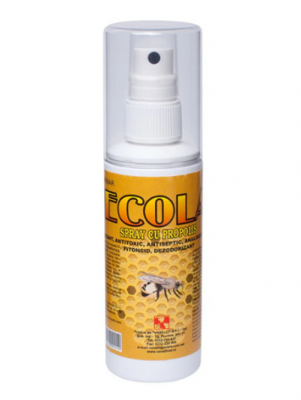 Suplimente si produse de uz veterinar - Ecola spray cu propolis 100ml