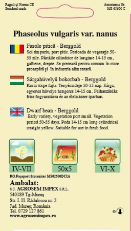 Fasole Pitica Galbena Berggold 50gr [1]