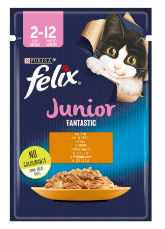Hrana - Felix Junior Pui 85g