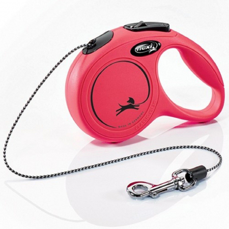 Accesorii - Flexi clasic basic snur 3m/8kg SX rosu