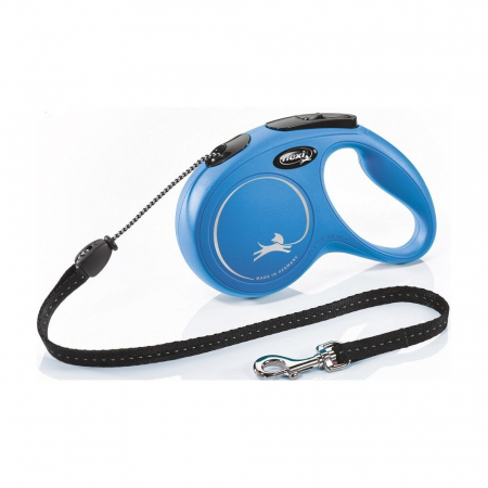 Accesorii - Flexi clasic basic snur 5m/12kg S albastru