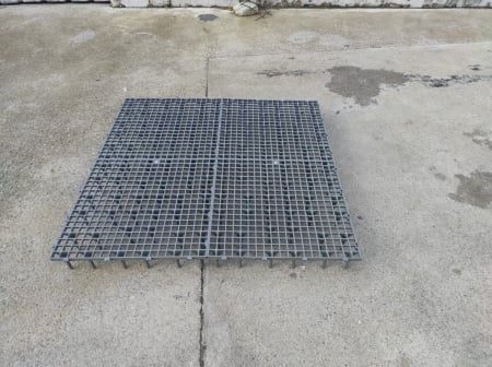 Grătar pentru podea 100 x 50 x 10cm gri [2]