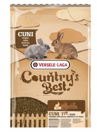 Hrana (furaje) - Hrana (furaj) iepuri Country's Best - Cuni Fit Pure 5 kg - Versele Laga