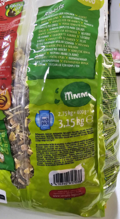 Hrana iepuri pitici Crispy Muesli Rabbits 2.75 kg + 400gr BONUS - Versele Laga [2]