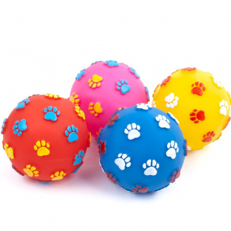 Accesorii - Jucarie minge cu labute Ø 12 cm