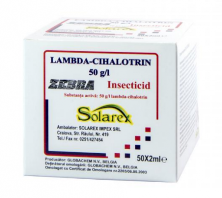 Pesticide - Lambda-Cihalotrin Zebra 2ml