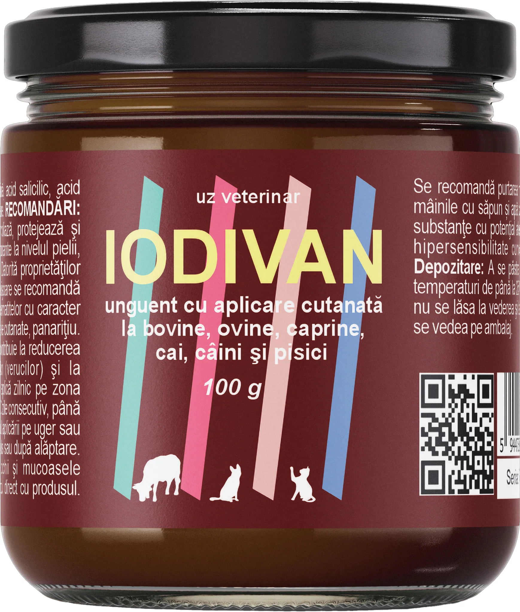 Suplimente si produse de uz veterinar - Iodivan 100g