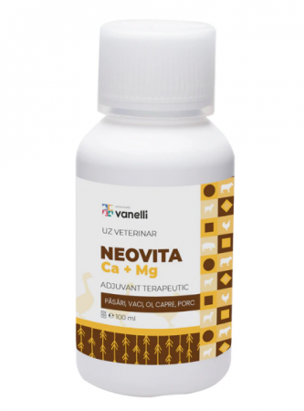 Suplimente si produse de uz veterinar - Neovita Ca + Mg 100ml