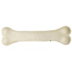 Animale de companie - Os presat din piele alba, 10cm