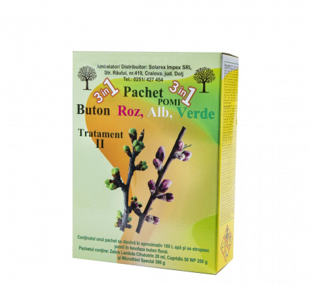 Pesticide - Pachet II tratament insecticid pomi pentru 100l apa