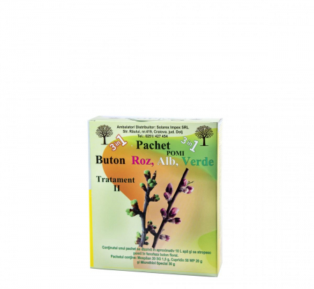 Pesticide - Pachet II tratament insecticid pomi pentru 10l apa