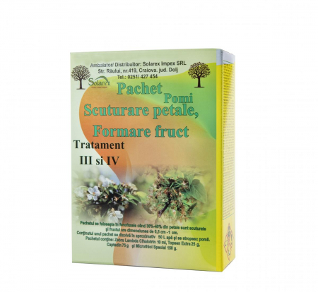Pesticide - Pachet III si IV tratament insecticid pomi pentru 50l apa
