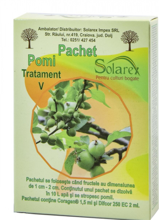 Pesticide - Pachet V tratament insecticid pomi pentru 10l apa