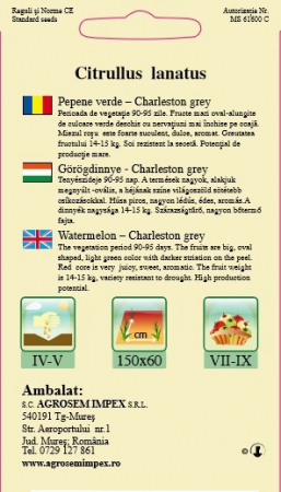 Pepene verde Charleston Grey 1.5gr [1]