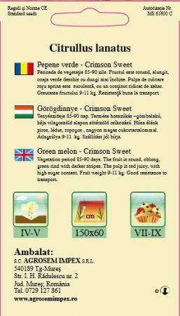 Pepene verde Crimson Sweet 2gr [1]