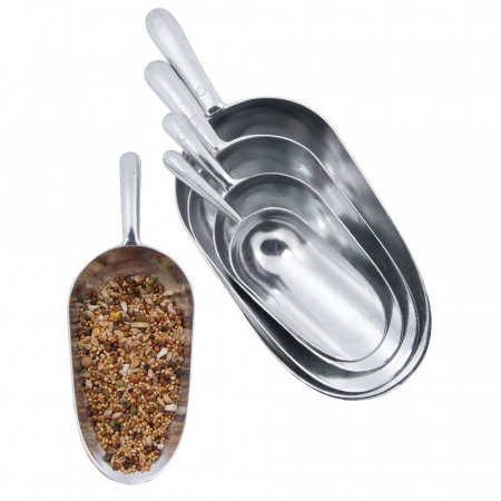 Hranitori - Scafă pentru furaje din aluminiu 600ml 270mm